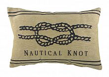 подушка с морским узлом nautical knot natural в Благовещенске