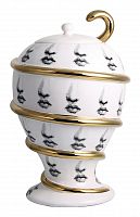 декоративная ваза с крышкой пьеро форназетти serpentino gold в Благовещенске