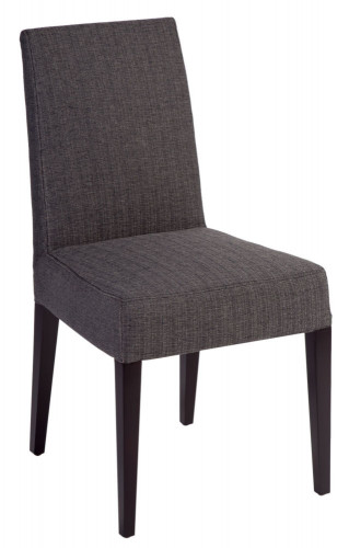 стул aylso dining chair кожа тёмно-серая в Благовещенске