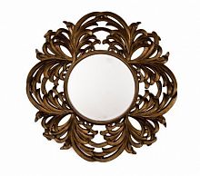 зеркало круглое большое в резной раме round leaf в Благовещенске