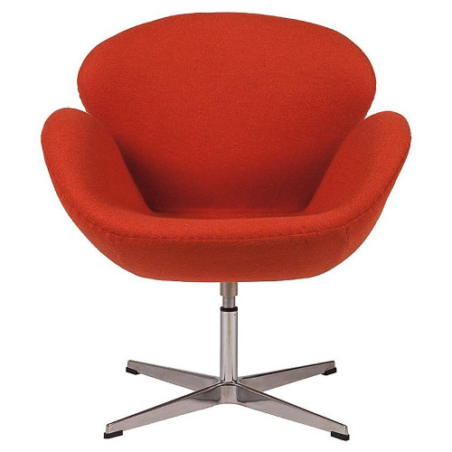 кресло swan chair красное в Благовещенске