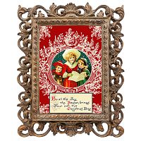 репродукция старинной рождественской гравюры christmas day в Благовещенске