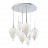 подвесная люстра ideal lux clown sp8 bianco в Благовещенске