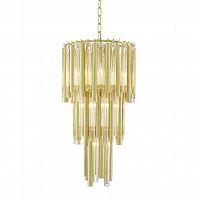люстра gigi 7 gold от delight collection прозрачная/золото в Благовещенске