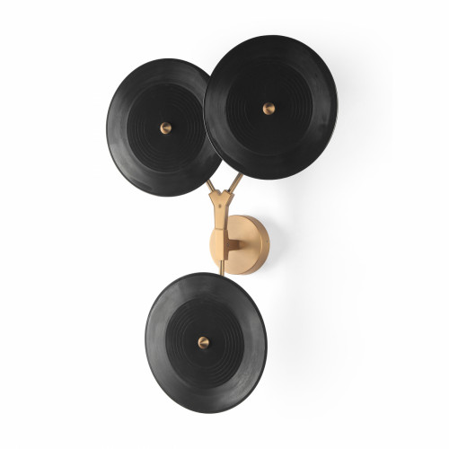 настенный светильник branching discs чёрный в Благовещенске