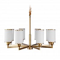 люстра brch9040-8 от delight collection белая/золото в Благовещенске