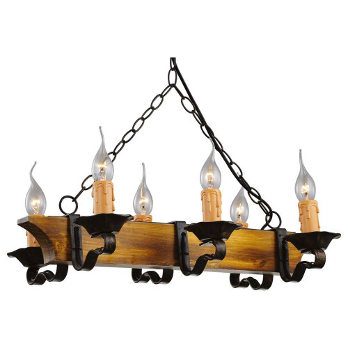 подвесная люстра arte lamp taverna a9525lm-6br в Благовещенске