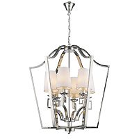 люстра presidential 6 от delight collection белая/никель в Благовещенске