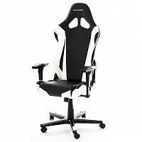 кресло геймерское dxracer racing черно-белое в Благовещенске