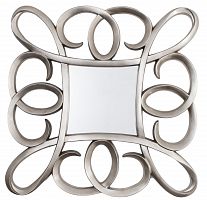 зеркало серебряное квадратное в фигурной раме silver swirl frame от rvastley в Благовещенске