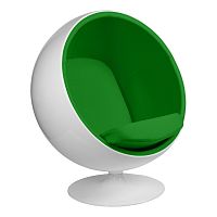 кресло eero aarnio style ball chair зеленое в Благовещенске