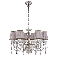 подвесная люстра crystal lux alegria sp6 silver-brown в Благовещенске