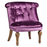 кресло sophie tufted slipper chair сиреневое в Благовещенске