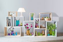ваза цилиндрическая flower colour 25 см зелёная в Благовещенске