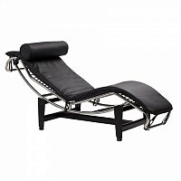 шезлонг chaise longue lc4 черный в Благовещенске