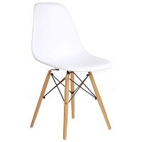 стул деревянный pc-015 белый (eames style) в Благовещенске