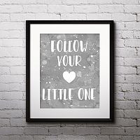 постер follow heart а4 в Благовещенске