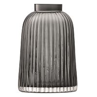 ваза pleat, 20 см, серая в Благовещенске