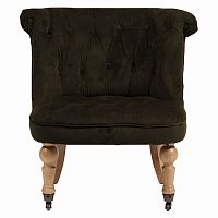 кресло amelie french country chair серо-коричневое в Благовещенске