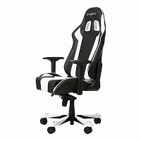 кресло геймерское dxracer king ks06 черно-белое в Благовещенске