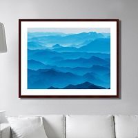 картина: mountain silhouettes in the brandenburg alps, austria в Благовещенске