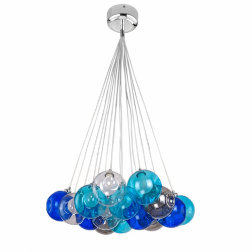 люстра bocci blue 15 прозрачное, голубое, пепельное стекло в Благовещенске