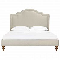 кровать двуспальная 160х200 бежевая cassis upholstered в Благовещенске