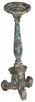 подсвечник состаренный фигурный голубой relic collection, 61 см в Благовещенске