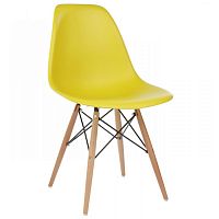 стул деревянный eames pc-015 yellow в Благовещенске