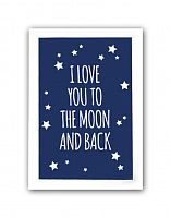 постер to the blue moon and back а3 в Благовещенске