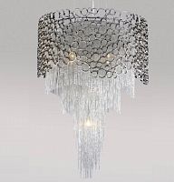 подвесной светильник crystal lux hauberk sp-pl8 d60 матовый никель в Благовещенске