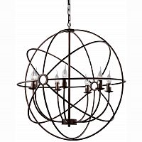 люстра foucault's orb crystal nude коричневая в Благовещенске