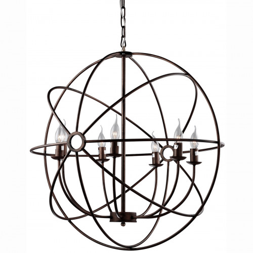 люстра foucault's orb crystal nude коричневая в Благовещенске