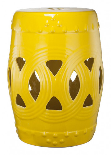 керамический столик-табурет fence stool yellow в Благовещенске