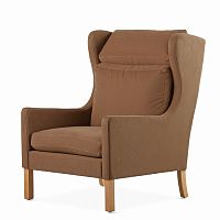 кресло wingback коричневый в Благовещенске