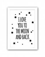 постер to the white moon and back а4 в Благовещенске
