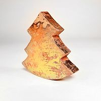украшение новогоднее ель золотая golden tree, 15х14х2,5 см в Благовещенске