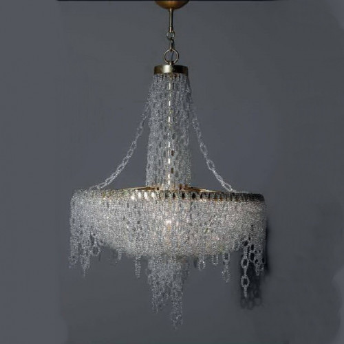 люстра ex02-5 от delight collection прозрачная/золото в Благовещенске