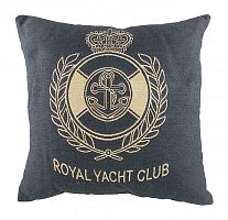 подушка с гербом королевского royal yacht club denim в Благовещенске