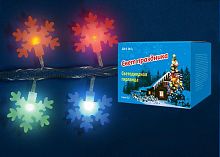 светодиодная гирлянда «снежинки-3» 700см (07936) uniel uld-s0700-050/dta multi ip20 snowflakes-3 в Благовещенске