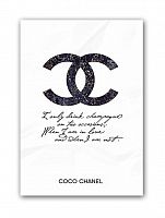 постер drink champagne. coco chanel а4 в Благовещенске