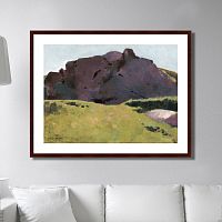 картина: the rocky slope, 1875г. в Благовещенске