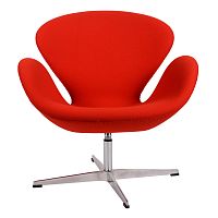 кресло arne jacobsen красное в Благовещенске