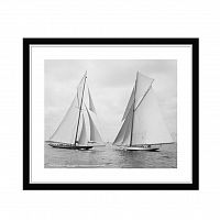 постер sailboats race during cruise серый в Благовещенске