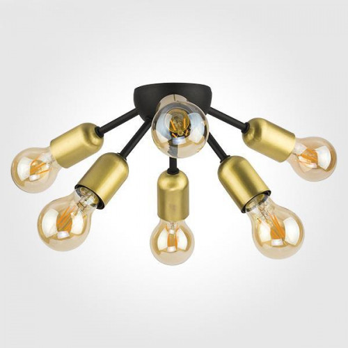 потолочная люстра tk lighting 1467 estrella black в Благовещенске