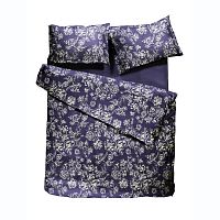комплект постельного белья decoflux сатин 1.5 спальный peony indigo в Благовещенске
