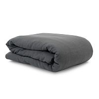 пододеяльник изо льна темно-серого цвета essential 150х200 в Благовещенске