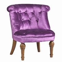 кресло sophie tufted slipper chair лиловое в Благовещенске