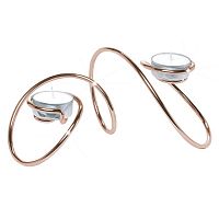 подсвечник медный для чайных свечей t-loop, 19,5 см в Благовещенске