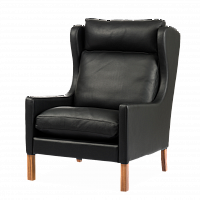 кресло wingback чёрный в Благовещенске